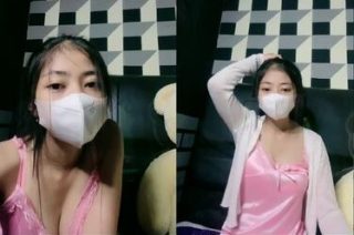 Nayla Tocil Lingerie Pink Mango Live Hot - BOKEPIND